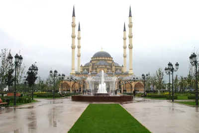 Мечеть в Грозном фото фото