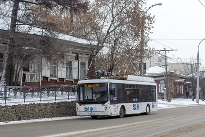 Иркутск, Тролза-5265.00 «Мегаполис» № 324 — Фото — Городской  электротранспорт