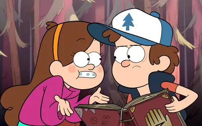 Бампер для Айфон 11 Про Макс из силикона - Gravity Falls Гравити Фолз Мейбл  Пайнс рвет радугой