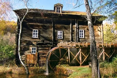 Деревянная Польно-Конобеевская ветряная мельница, достопримечательность,  Рязанская область, Шацкий район — Яндекс Карты