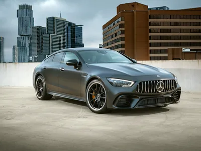 Картинка Mercedes-AMG GT в черном цвете