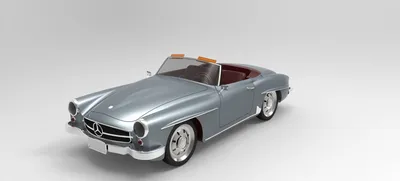 Картинка Mercedes-Benz 190SL для печати