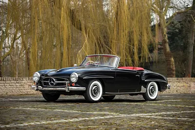 Фотография Mercedes-Benz 190SL с закрытым верхом