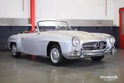 Изображение белого Mercedes-Benz 190SL