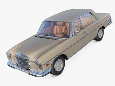 Картинка Mercedes-Benz 300SEL 6.3 в близком плане