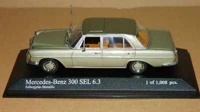 Картинка Mercedes-Benz 300SEL 6.3: спереди