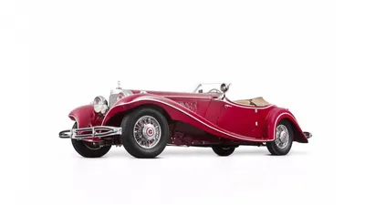 Mercedes-Benz 500K в красивой рамке