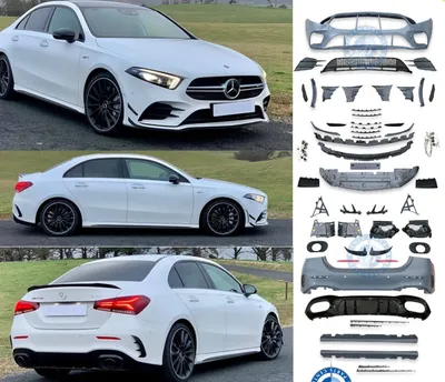 Фото Mercedes-Benz A-Class (W177) на заднем плане города