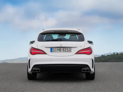 Картинка Mercedes-Benz CLA-класс в черном цвете