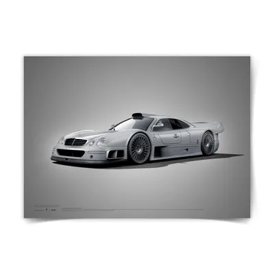 Скачать фотографию Mercedes-Benz CLK GTR в формате PNG