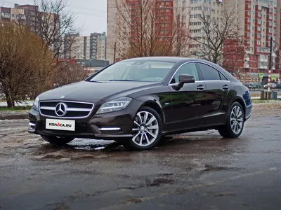 Mercedes-Benz CLS-класс в зеленом лесу