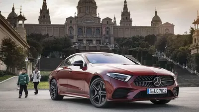 Черный Mercedes-Benz CLS-класс: фото для печати