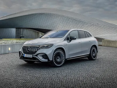 Фото Mercedes-Benz EQE SUV в разных условиях