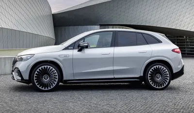 Фотографии Mercedes-Benz EQE SUV с различными интерьерами