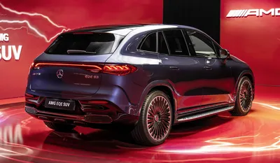 Mercedes-Benz EQE SUV на природе