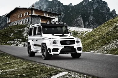 Mercedes-Benz G-класс на фотографии в горах