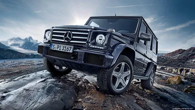 Фото Mercedes-Benz G-класса на берегу моря