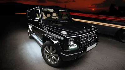 Mercedes-Benz G-класс на картинке в формате WebP