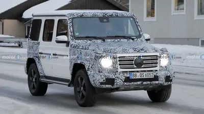 Картинка Mercedes-Benz G-класса на заднем плане