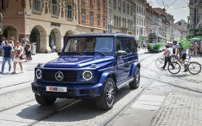 Изображение Mercedes-Benz G-класса в горах