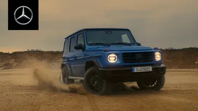 Изображение Mercedes-Benz G-класса на дороге