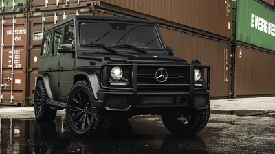 Картинка белого Mercedes-Benz G-класса