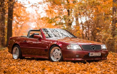 Фото Mercedes-Benz R129 в движении