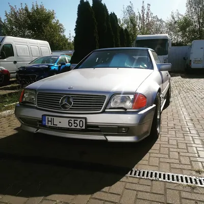 Фотографии Mercedes-Benz R129 на фоне природы