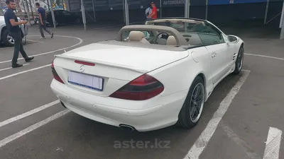 Фото серого Mercedes-Benz SL-класса