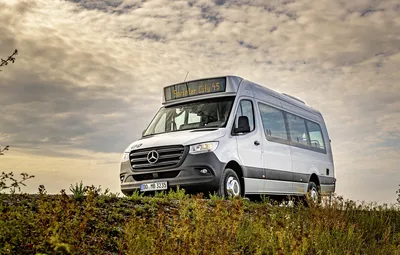 Mercedes-Benz Sprinter в движении