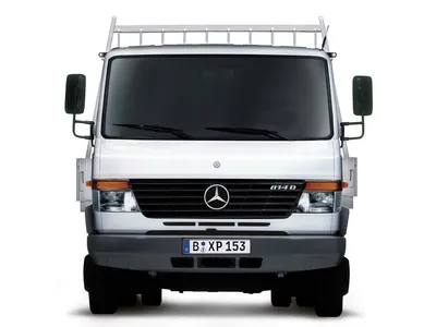 Изображение Mercedes-Benz Vario на заднем плане гор