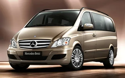 Фотография Mercedes-Benz Vito в бело-синей окраске