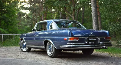 Красивые фото Mercedes-Benz W108 с солнцем