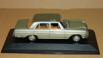 Картинка Mercedes-Benz W109 с изогнутым капотом