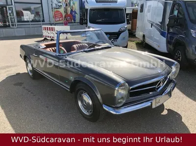 Mercedes-Benz W113 на фото: желанный объект коллекционирования.