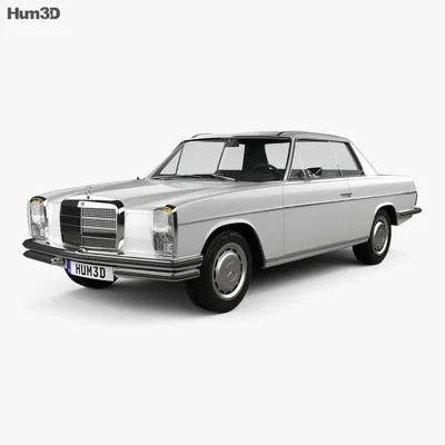 Фото Mercedes-Benz W114/W115 на черном фоне