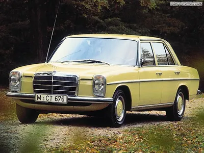 Фотографии Mercedes-Benz W114/W115 с различными ракурсами