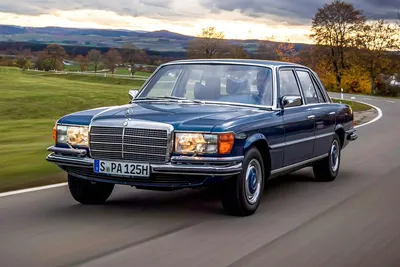 Качественное изображение Mercedes-Benz W116 для скачивания в PNG