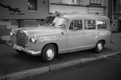 Фото Mercedes-Benz W120 с пневмоподвеской