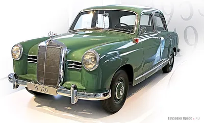 Фото Mercedes-Benz W120 на зимней резине