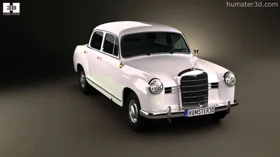 Фото Mercedes-Benz W120 с круглыми фарами