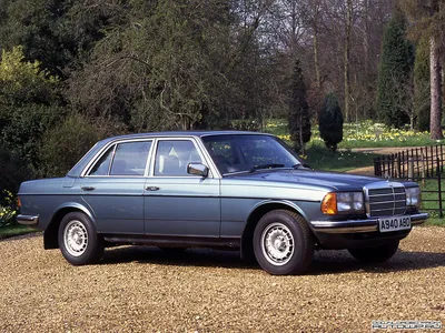 Mercedes-Benz W123 на красивой картинке