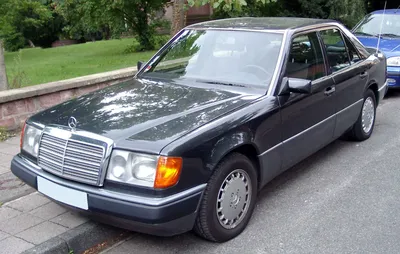 Фото Mercedes-Benz W124 на фоне природы