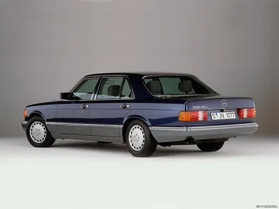 Изображения Mercedes-Benz W126 в классическом стиле