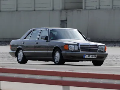 Картинки Mercedes-Benz W126 с мощными двигателями