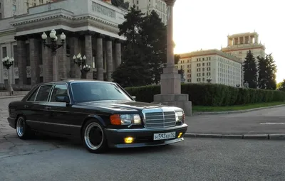 Фото Mercedes-Benz W126 в интерьере