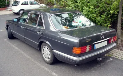 Изображения Mercedes-Benz W126 с низким профилем