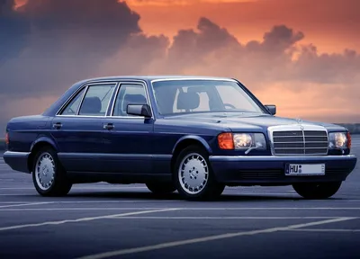 Красивые фотографии Mercedes-Benz W126 на рабочий стол