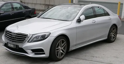 Картинка Mercedes-Benz W222 во время заката