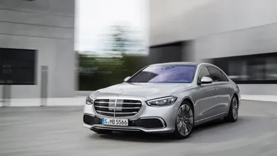 Изображения Mercedes-Benz W223 в двух цветах